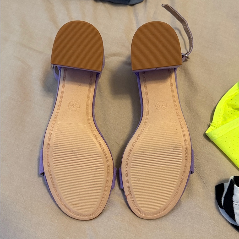 Purple Ankle Strap Heels - Picture 3 of 3